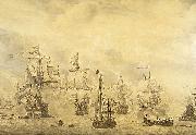 Willem van de Velde the Elder Battle of the Sound, 1658. china oil painting artist